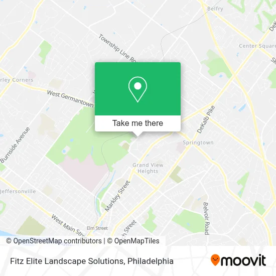 Fitz Elite Landscape Solutions map
