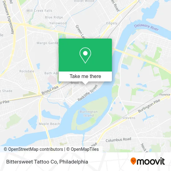 Bittersweet Tattoo Co map
