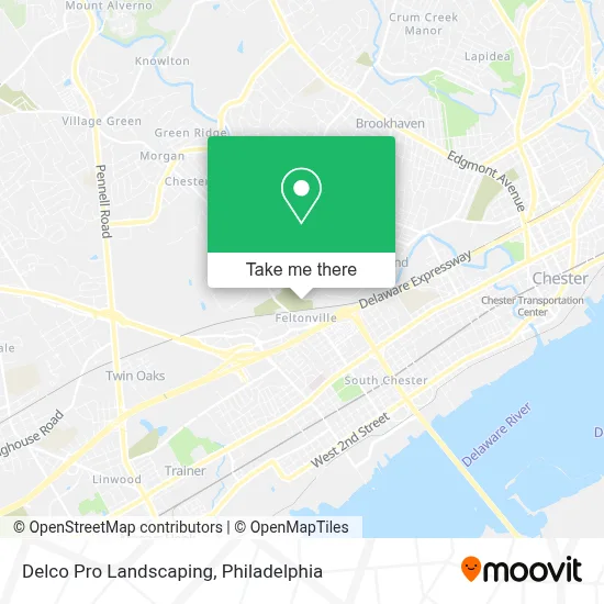 Delco Pro Landscaping map