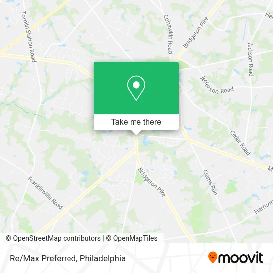 Re/Max Preferred map