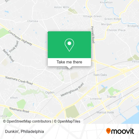 Dunkin' map