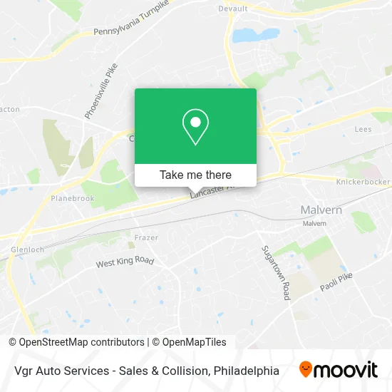 Vgr Auto Services - Sales & Collision map