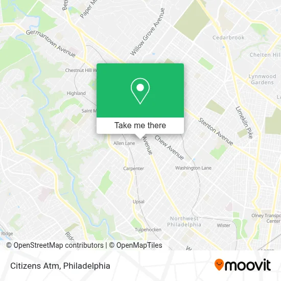 Citizens Atm map