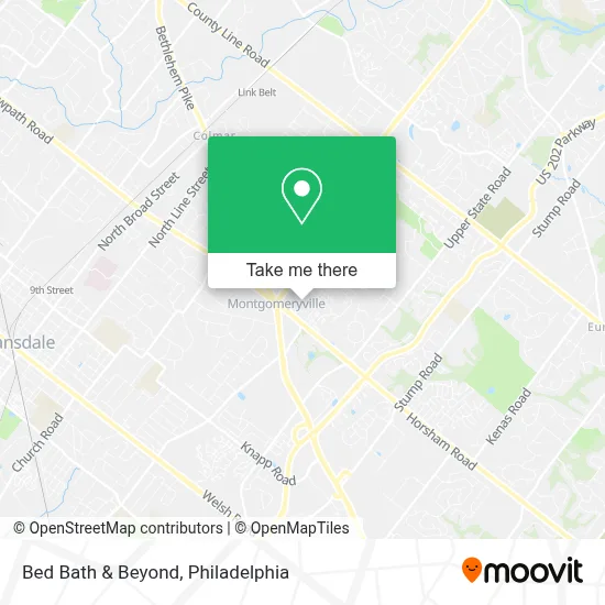 Bed Bath & Beyond map