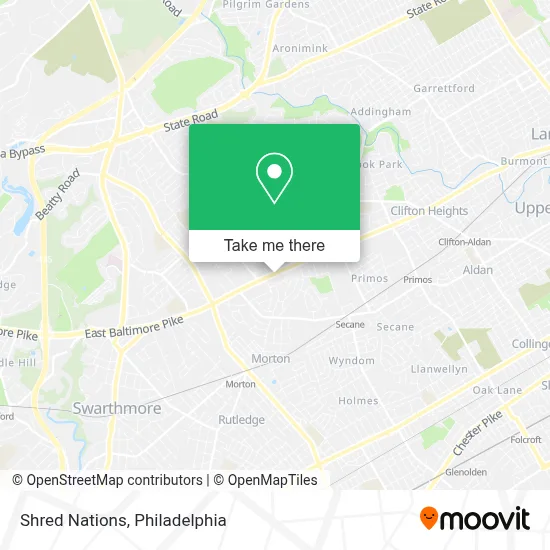 Shred Nations map