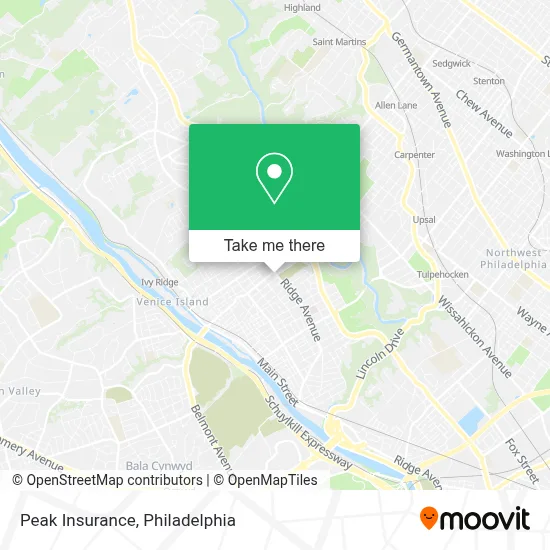 Peak Insurance map