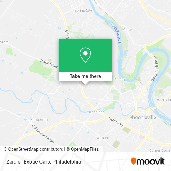 Zeigler Exotic Cars map