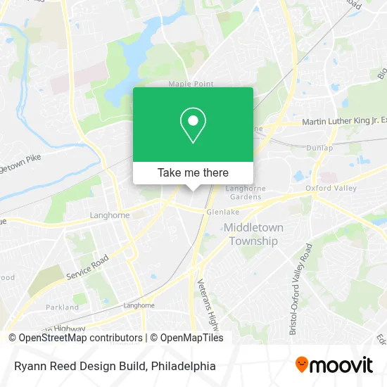 Ryann Reed Design Build map