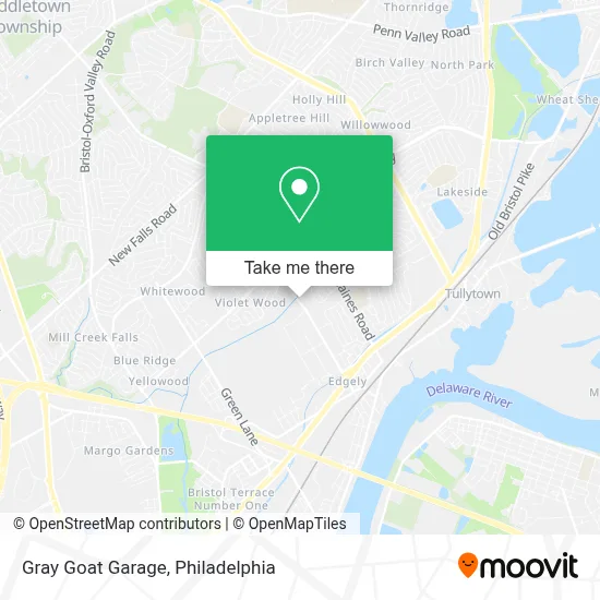 Gray Goat Garage map