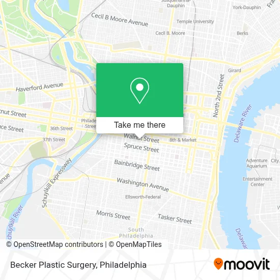 Becker Plastic Surgery map