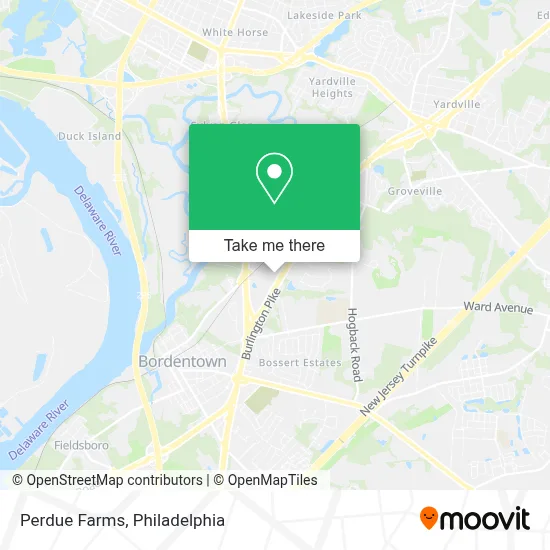 Perdue Farms map