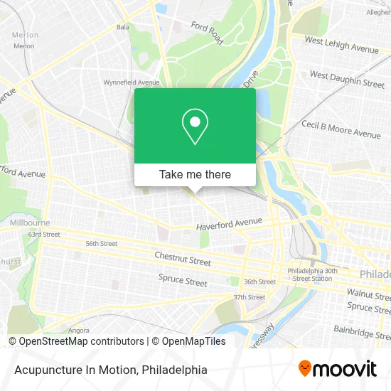 Acupuncture In Motion map