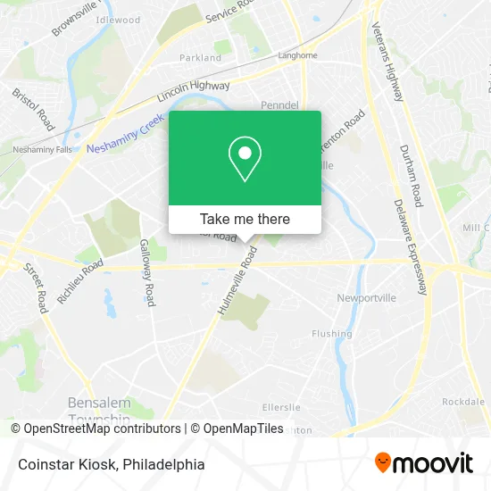 Coinstar Kiosk map