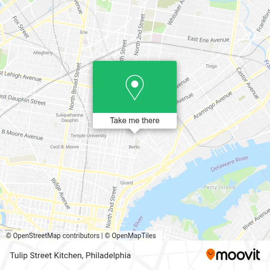 Tulip Street Kitchen map