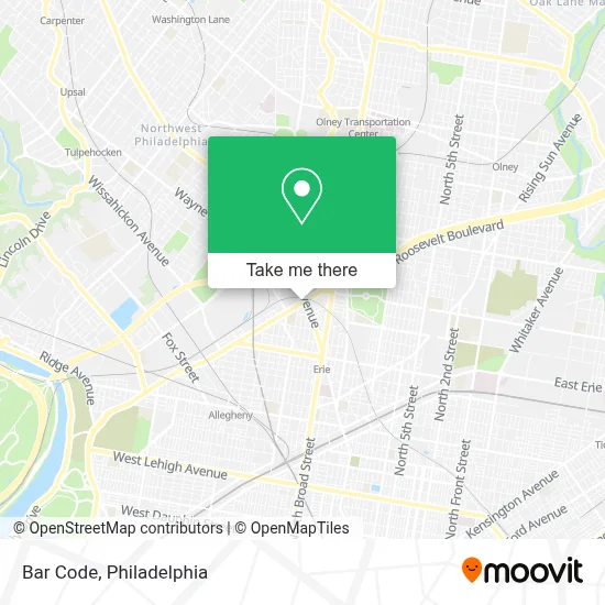 Bar Code map