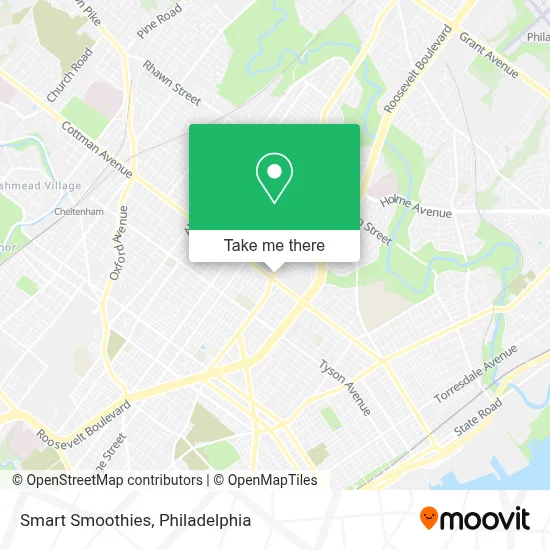 Smart Smoothies map