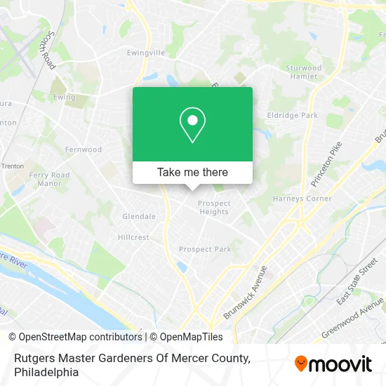Rutgers Master Gardeners Of Mercer County map