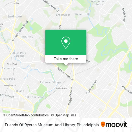 Friends Of Ryerss Museum And Library map