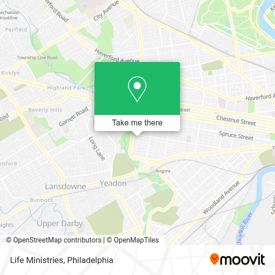 Life Ministries map