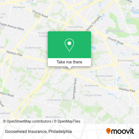 Goosehead Insurance map