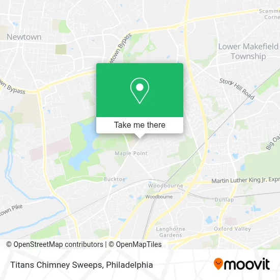 Titans Chimney Sweeps map
