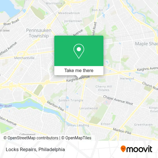 Locks Repairs map