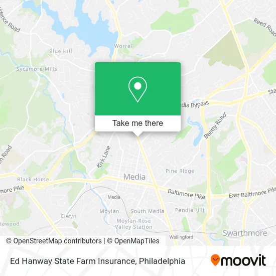 Ed Hanway State Farm Insurance map