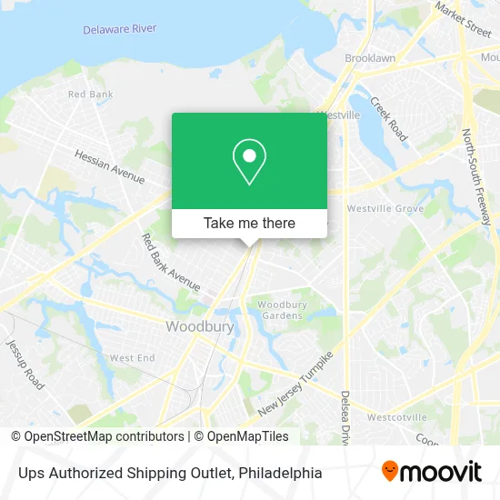 Ups Authorized Shipping Outlet map