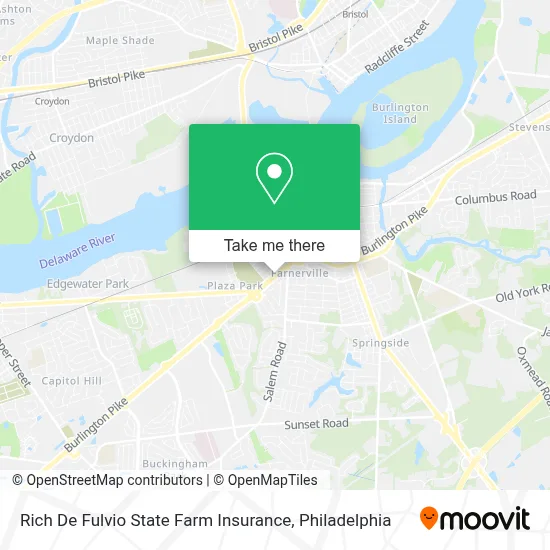 Rich De Fulvio State Farm Insurance map