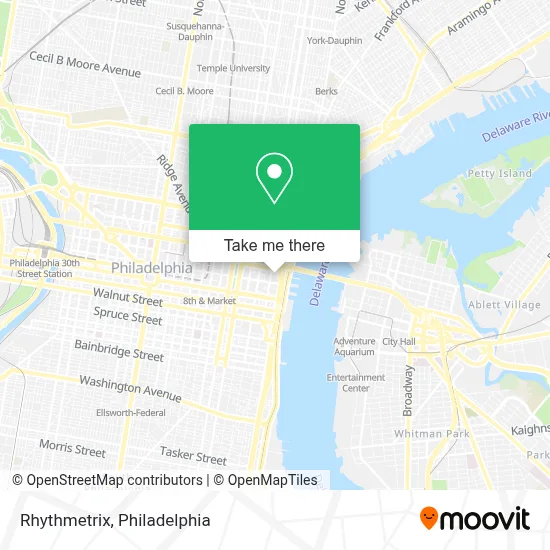 Rhythmetrix map