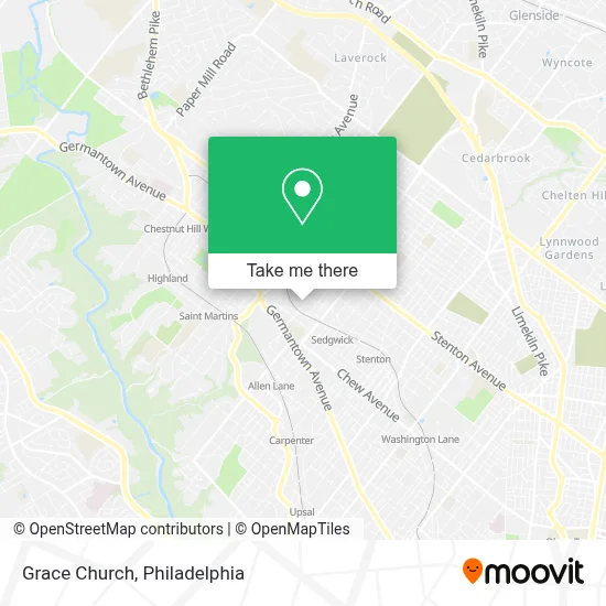 Grace Church map