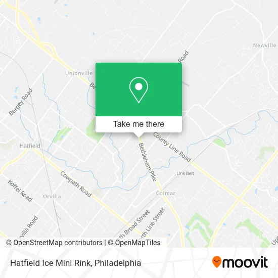 Hatfield Ice Mini Rink map