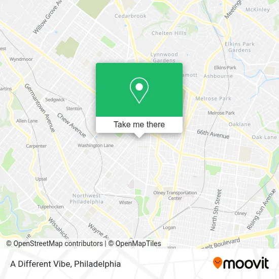 A Different Vibe map
