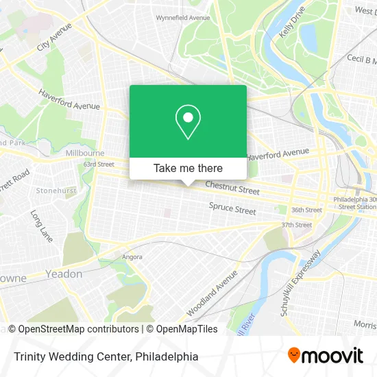 Trinity Wedding Center map