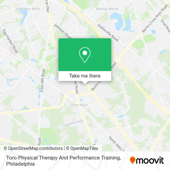 Toro Physical Therapy And Performance Training map