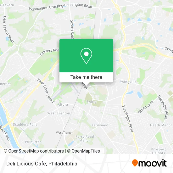 Deli Licious Cafe map