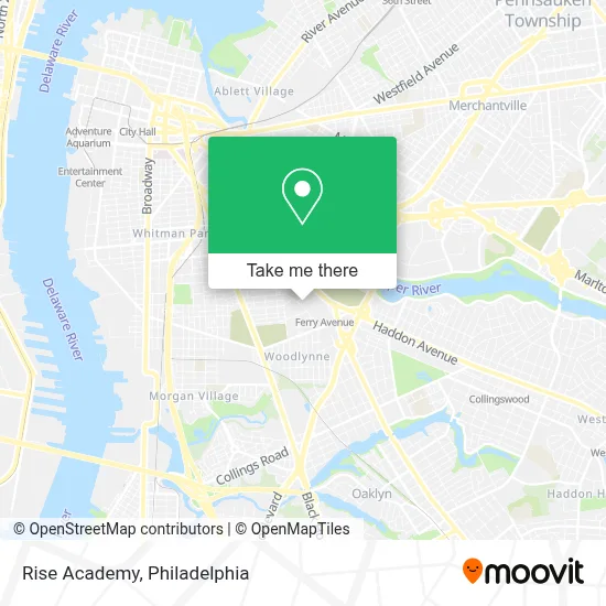 Rise Academy map