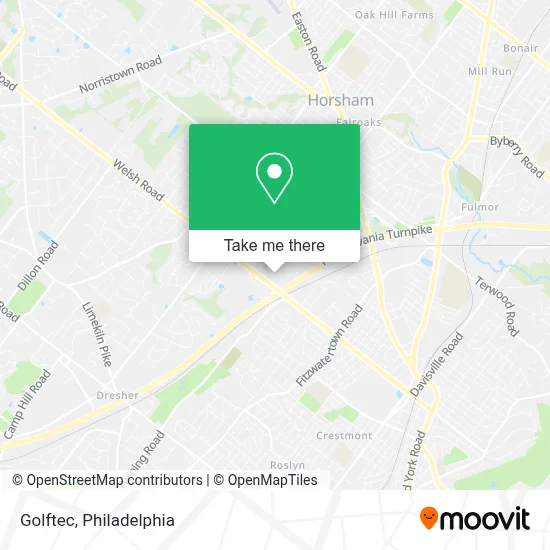 Golftec map