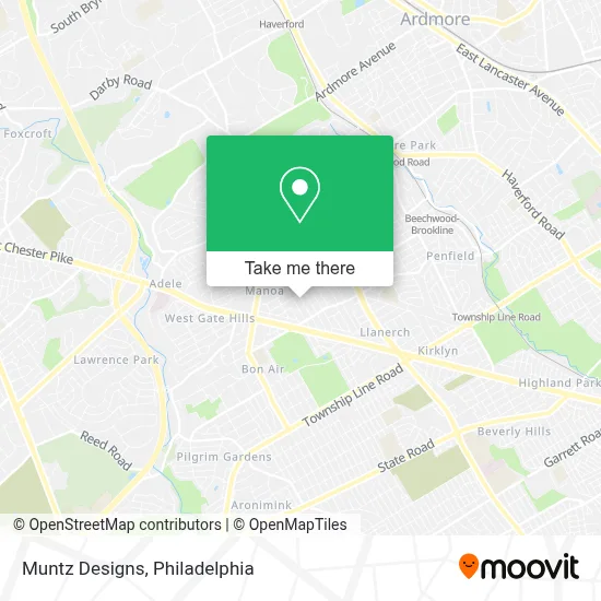 Muntz Designs map
