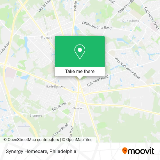 Synergy Homecare map