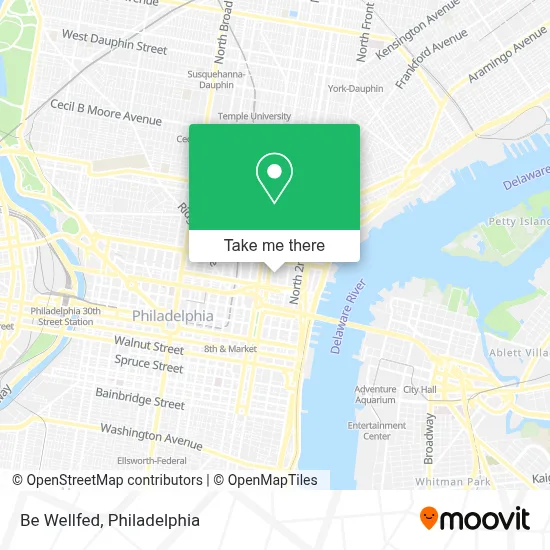 Be Wellfed map