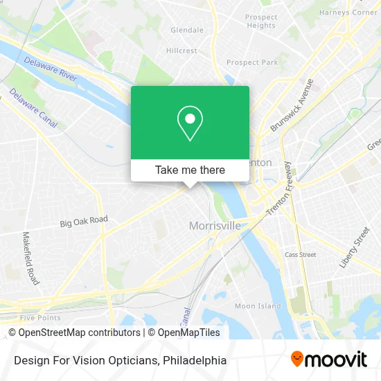 Design For Vision Opticians map