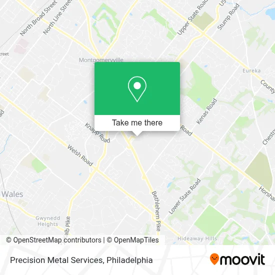 Precision Metal Services map