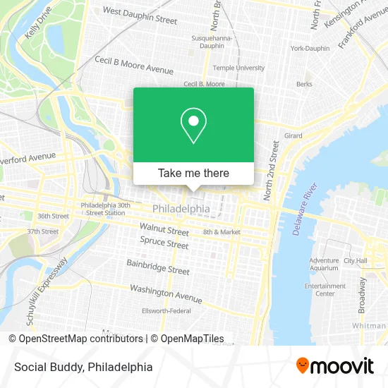 Social Buddy map