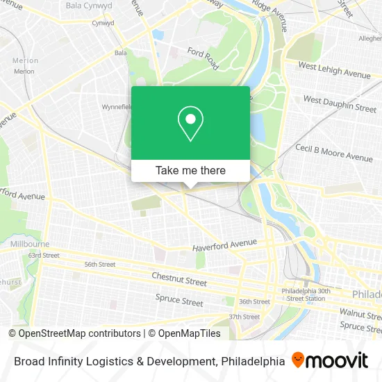 Broad Infinity Logistics & Development map