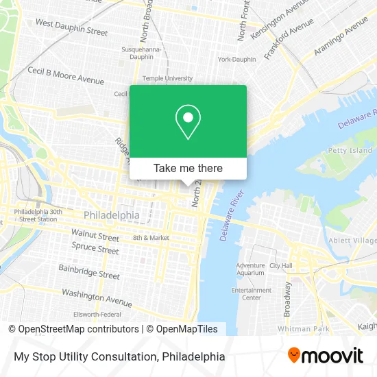 My Stop Utility Consultation map