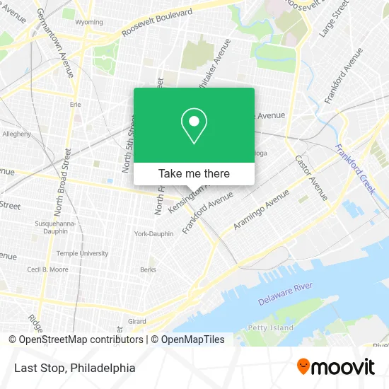 Last Stop map