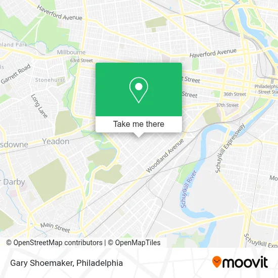 Gary Shoemaker map