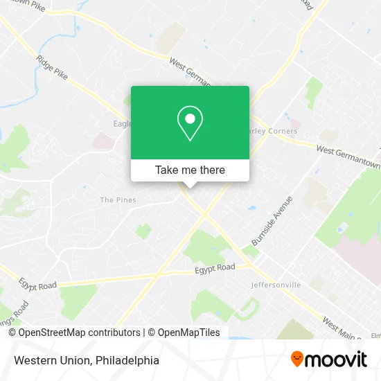 Western Union map