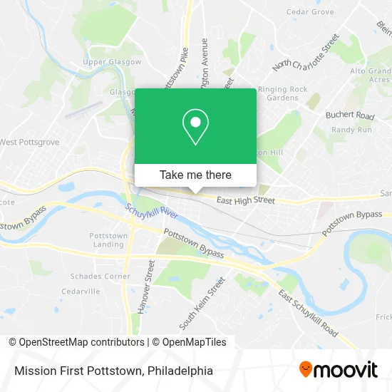 Mission First Pottstown map